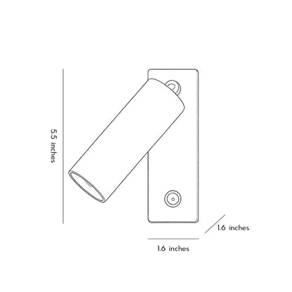Wall Sconce Reading Light Minimalist Adjustable Bedside Lamp