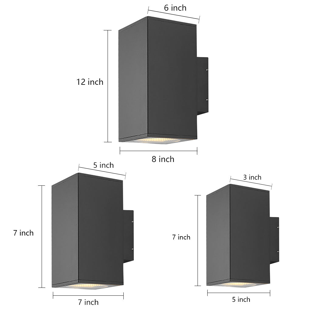 [Open-Box]Waterproof LED Exterior Wall Sconces for Villa Outdoor Patio Balcony
