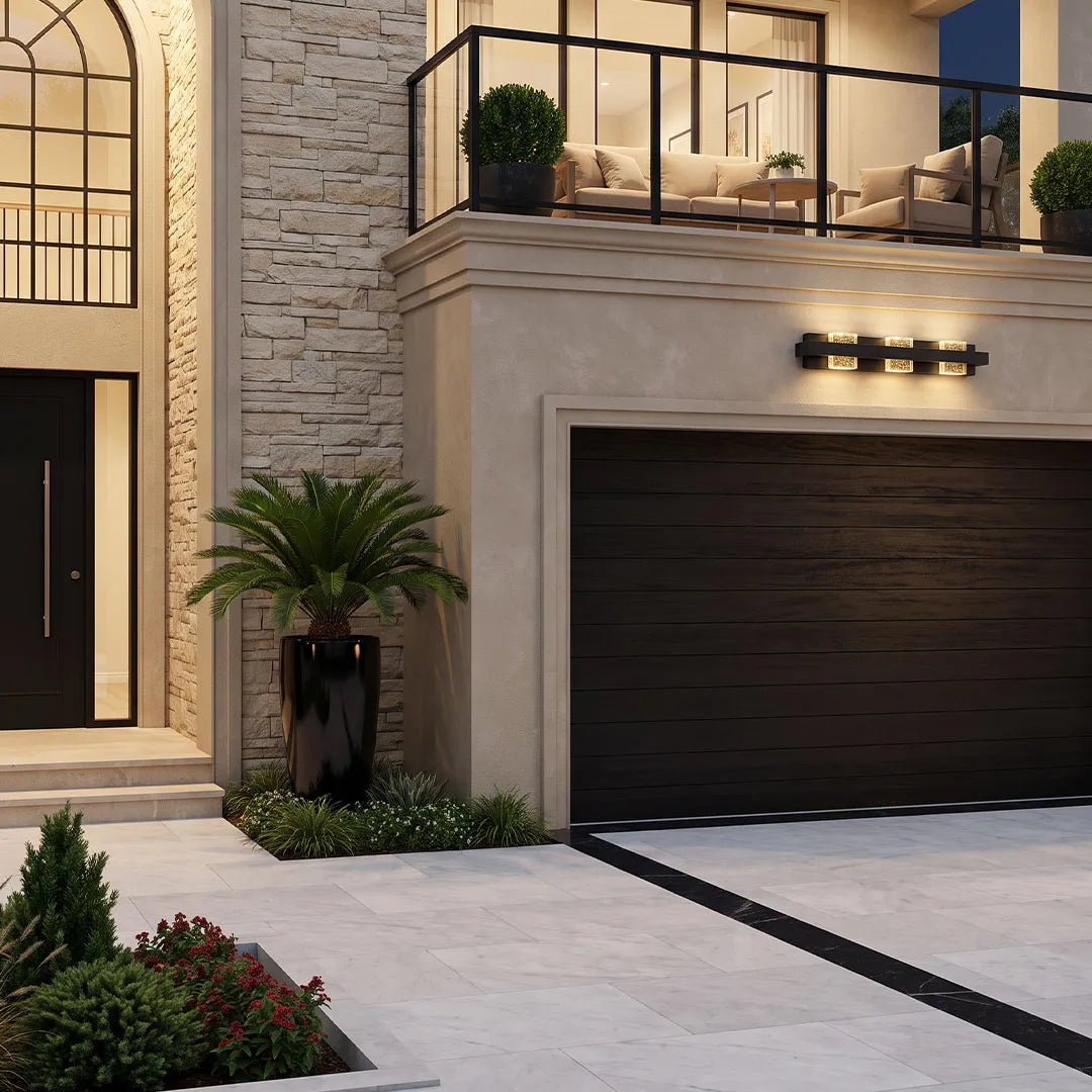 Wall Sconce up and down Light Modern Crystal LED Outdoor Light