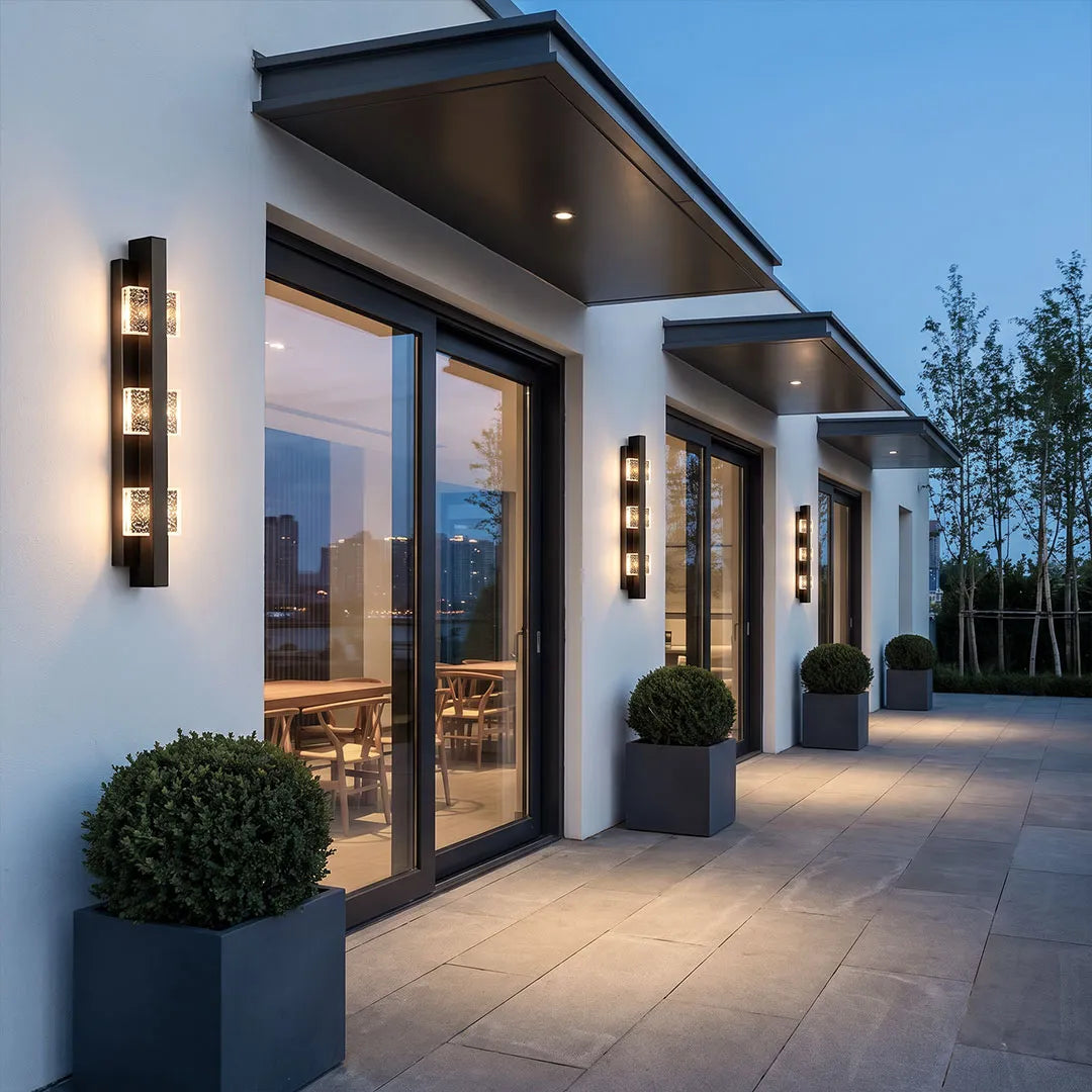 Wall Sconce up and down Light Modern Crystal LED Outdoor Light