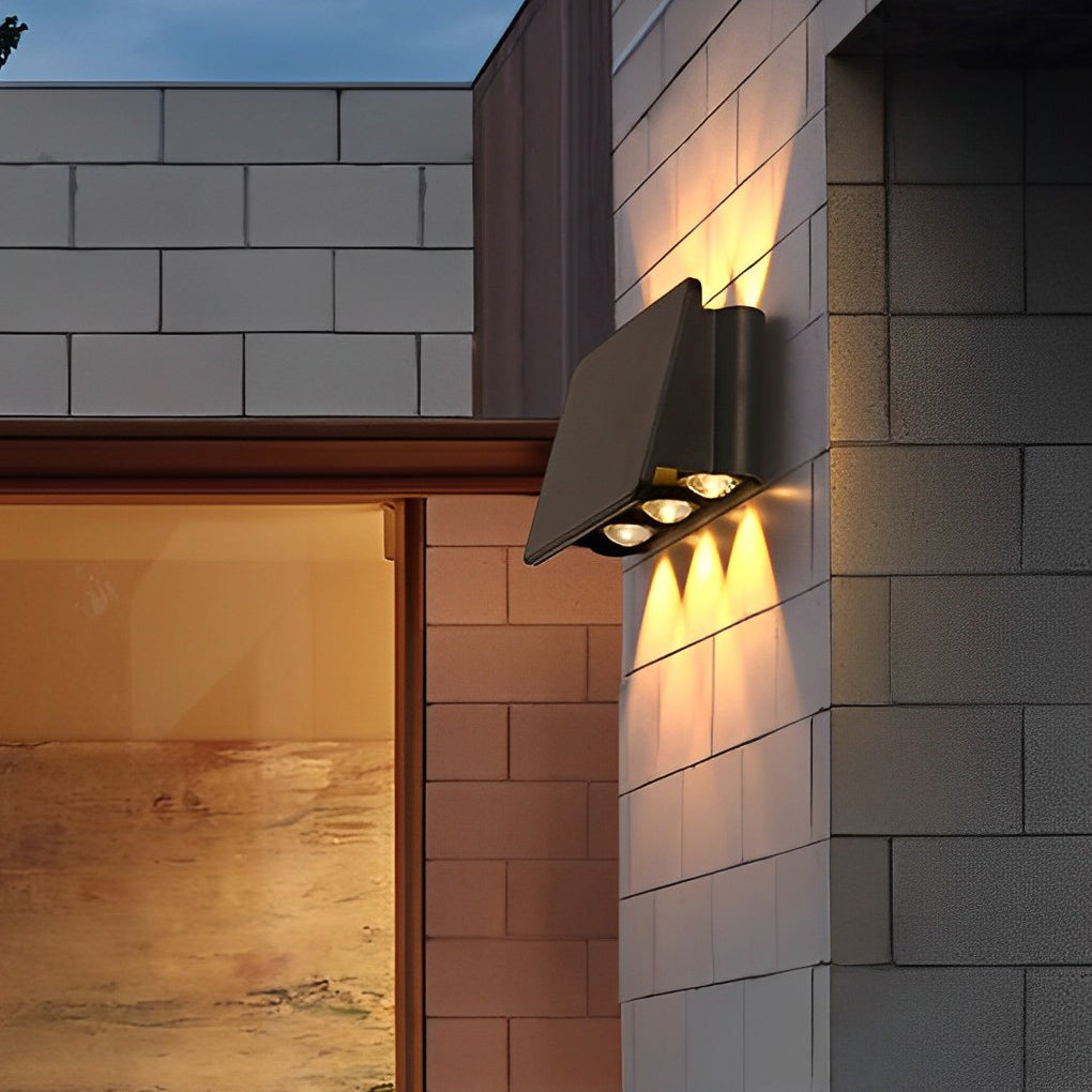 Wall Sconce up and down Light Waterproof LED Solar Lamp