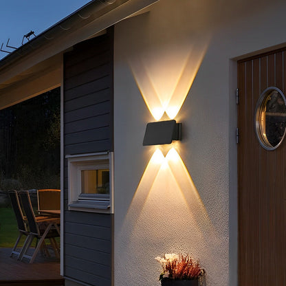 Wall Sconce up and down Light Waterproof LED Solar Lamp