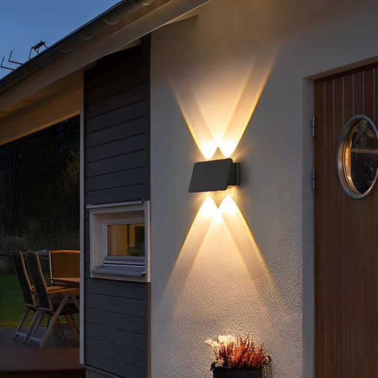 Wall Sconce up and down Light Waterproof LED Solar Lamp