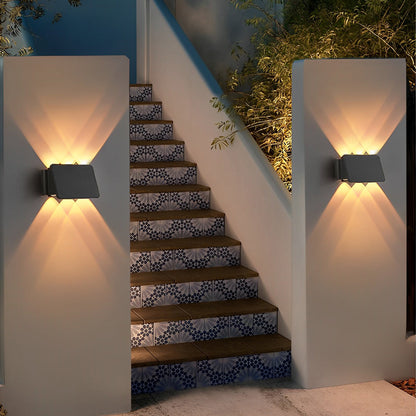 Wall Sconce up and down Light Waterproof LED Solar Lamp