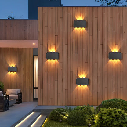 Wall Sconce up and down Light Waterproof LED Solar Lamp