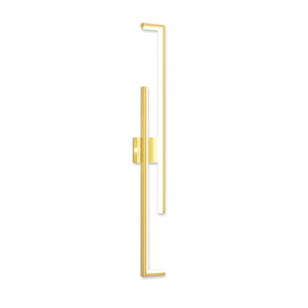 Wall Art LED Lights Minimalist Long Bar Iron Lamp