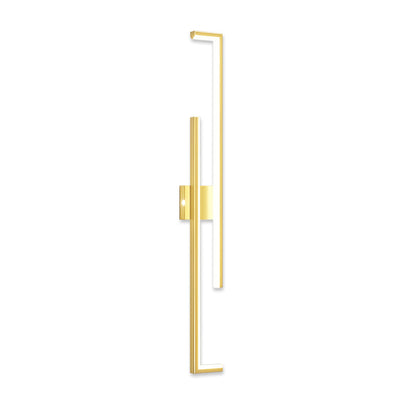 Wall Art LED Lights Minimalist Long Bar Iron Lamp