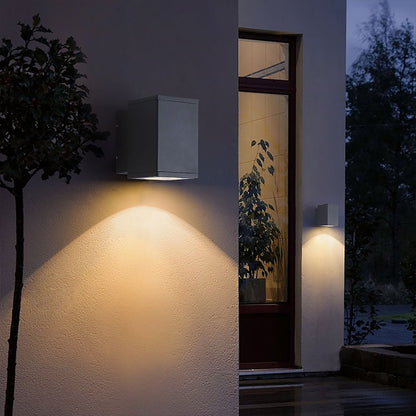 Wall Sconce up and down Light Outdoor Waterproof Sand Gray LED Light