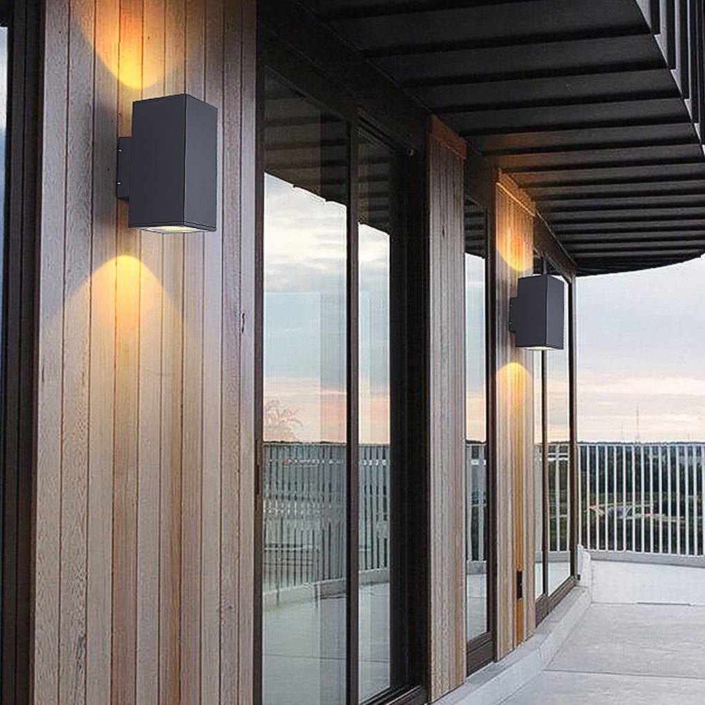 Wall Sconce up and down Light Outdoor Waterproof Sand Gray LED Light