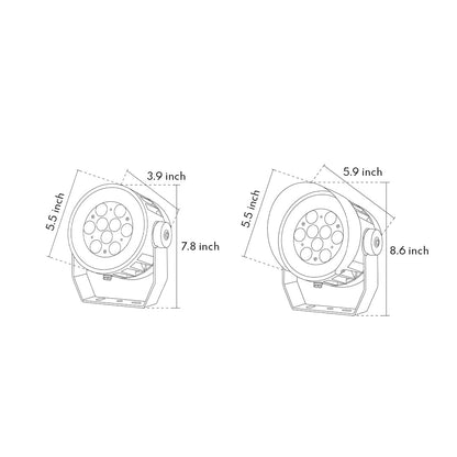 Waterproof LED Spotlight Circular
