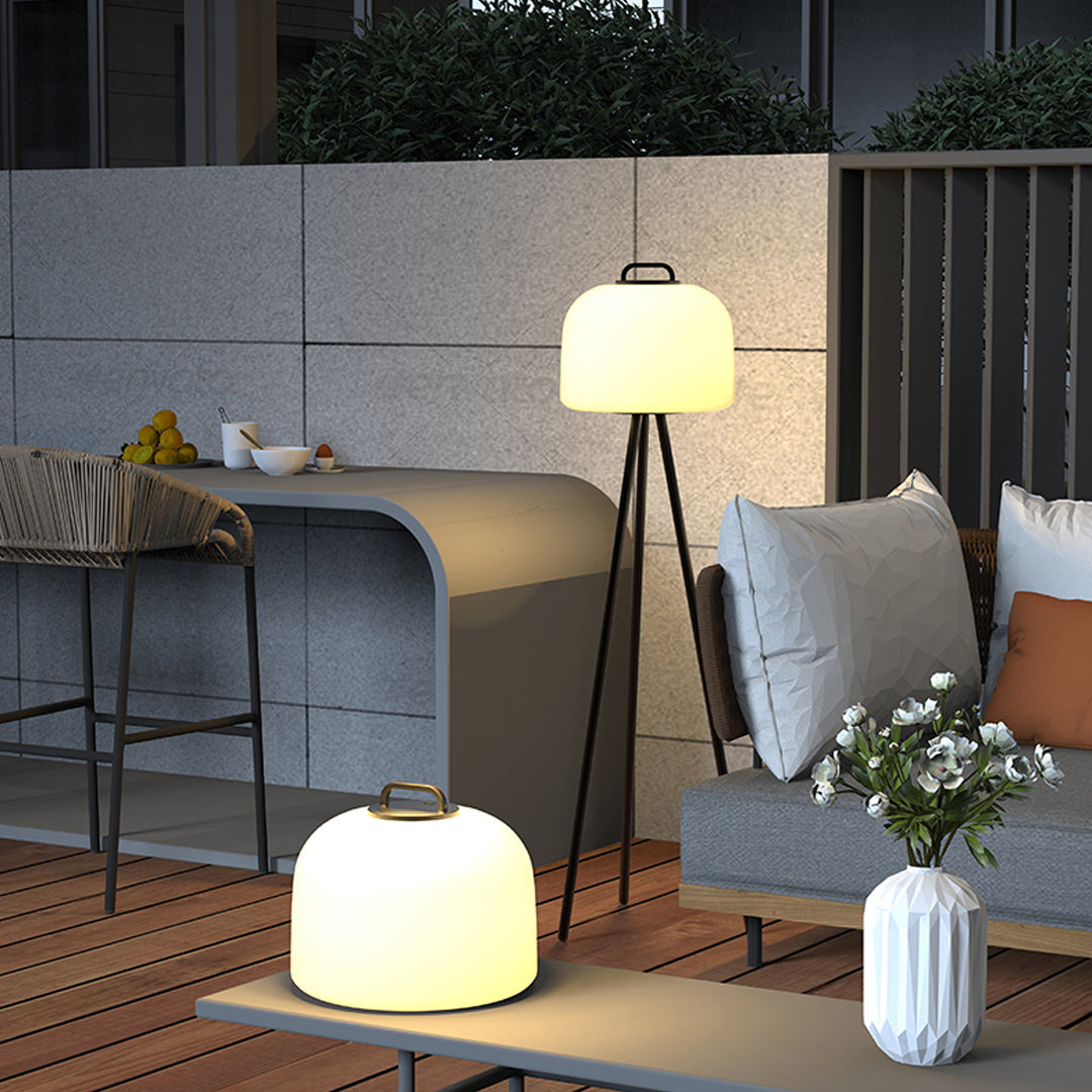 Waterproof Outdoor Floor Lamps Garden Decor Metal Light