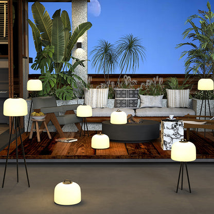 Waterproof Outdoor Floor Lamps Garden Decor Metal Light
