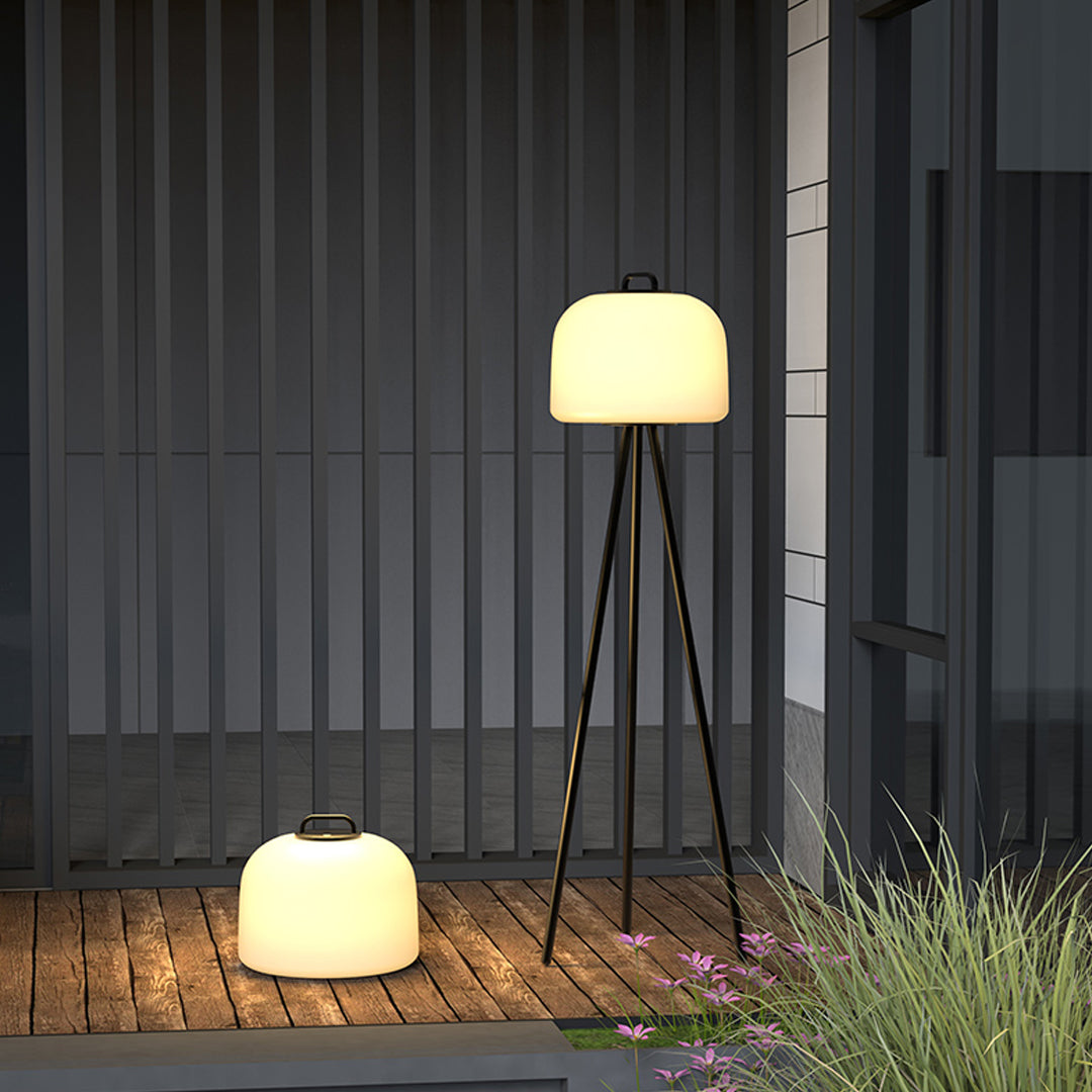 Waterproof Outdoor Floor Lamps Garden Decor Metal Light