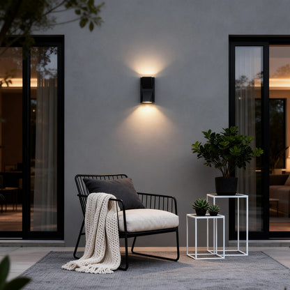 Waterproof Outdoor Porch Lights Dual-Spot K-Shaped LED Light