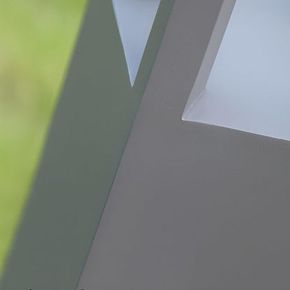 [Open-Box] Black Aluminum Garden LED 7W 4-Beam Landscape Bollard Lights