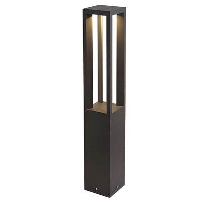 [Open-Box] Black Aluminum Garden LED 7W 4-Beam Landscape Bollard Lights