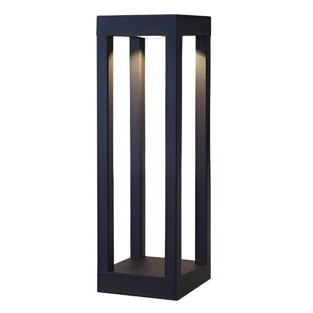 [Open-Box] Black Aluminum Garden LED 7W 4-Beam Landscape Bollard Lights