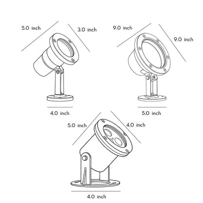 waterproof outdoor spotlights Adjustable Angle Light