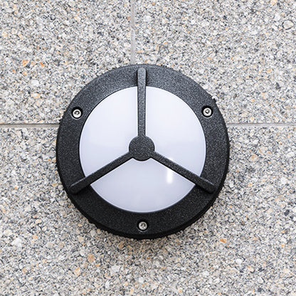 Waterproof Outdoor Wall Lighting Minimalist Trisection Round