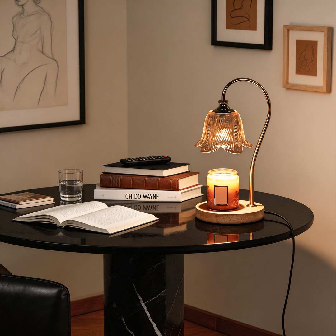 Wax Melt Light Adjustable Aromatherapy Atmosphere No-Flame Lamp