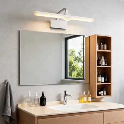 White Bathroom Vanity Lights Waterproof Adjustable LED Lamp