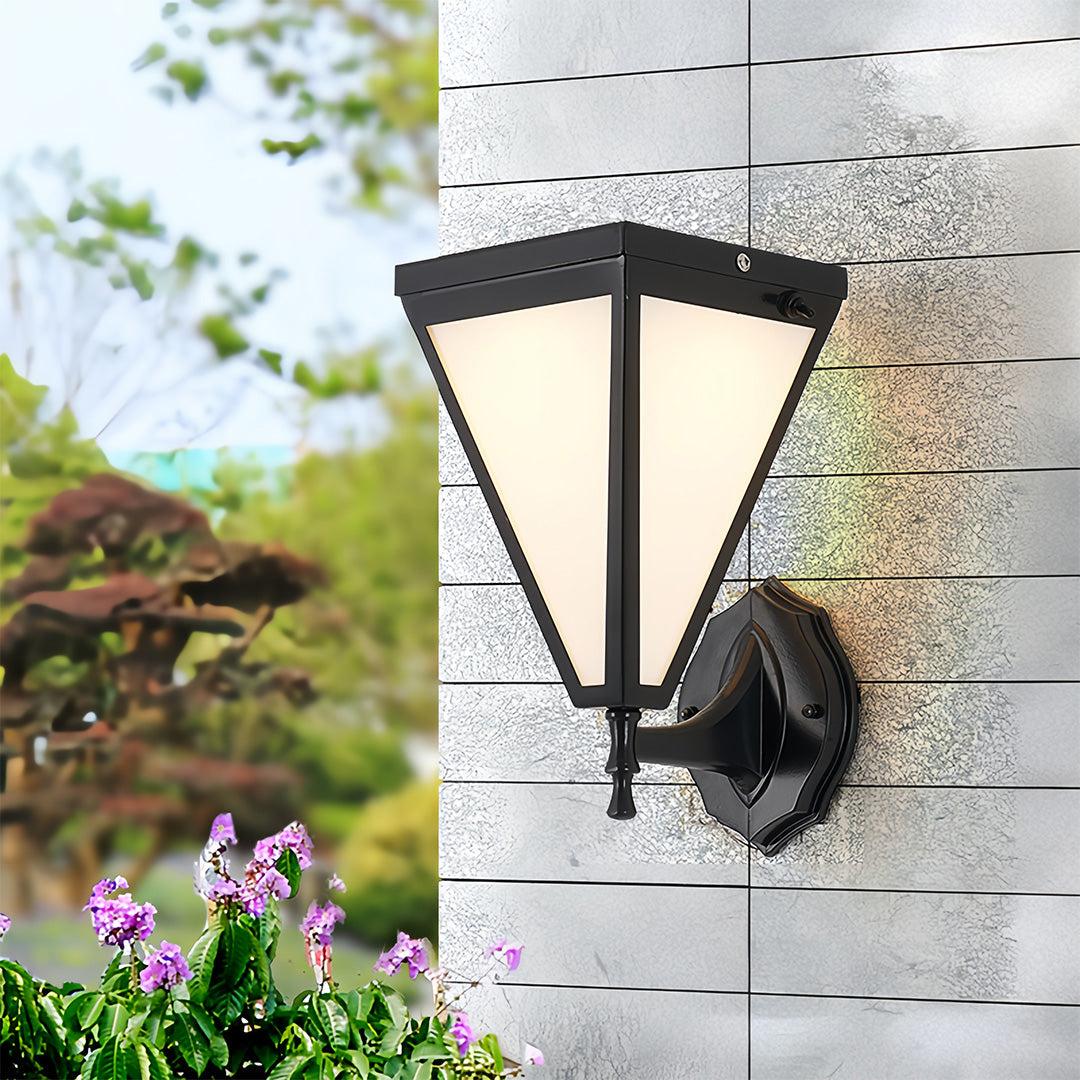 Wall Mount Outdoor Solar Lights Simple Modern Lamp
