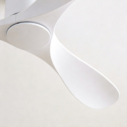 White Ceiling Fan Modern 52-Inch Indoor 3‑blade Fan