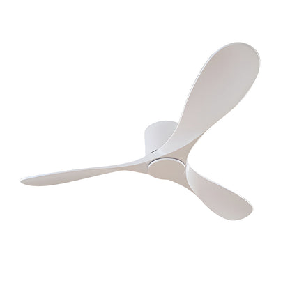 White Ceiling Fan Modern 52-Inch Indoor 3‑blade Fan