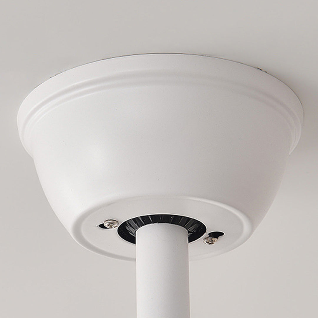 White Ceiling Fans With Light Nordic Transparent Blade Fan Light Fixture