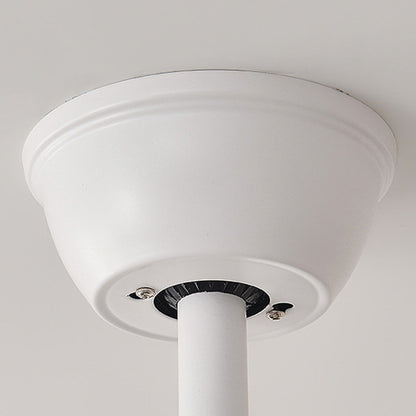 White Ceiling Fans With Light Nordic Transparent Blade Fan Light Fixture