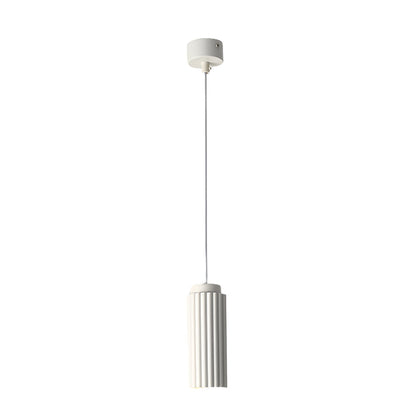 White Metal Pendants Light Nordic Style Solid Color Ceiling Lamp