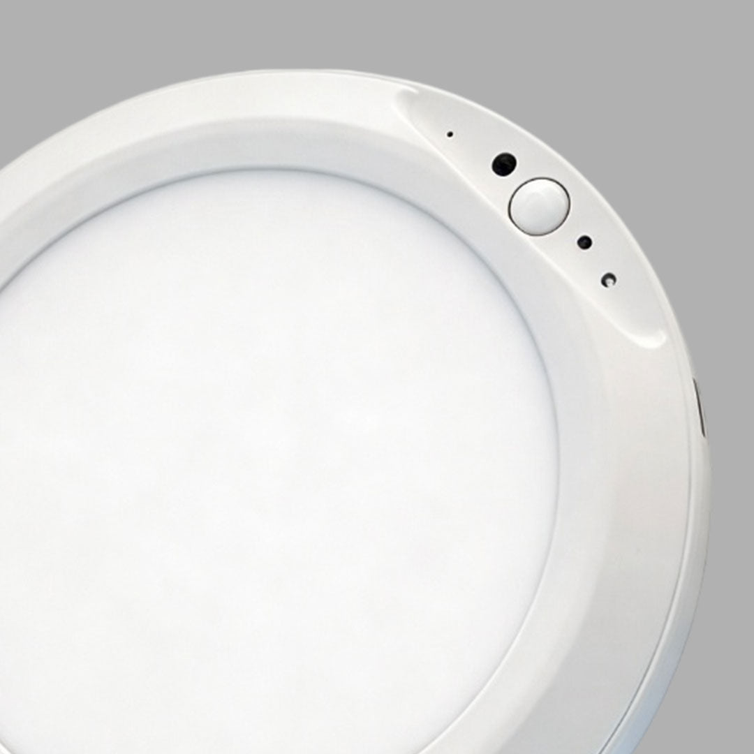 White Flush Mount Ceiling Light USB Rechargeable Sensor Light