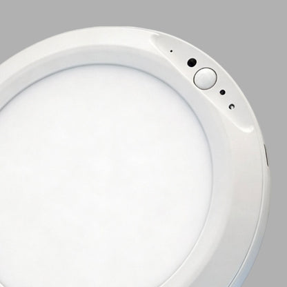 White Flush Mount Ceiling Light USB Rechargeable Sensor Light