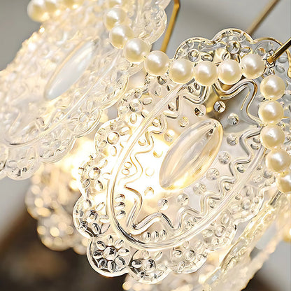 White Glass Pendant Lights Modern Unique Ceiling Light