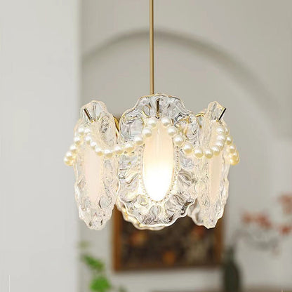 White Glass Pendant Lights Modern Unique Ceiling Light