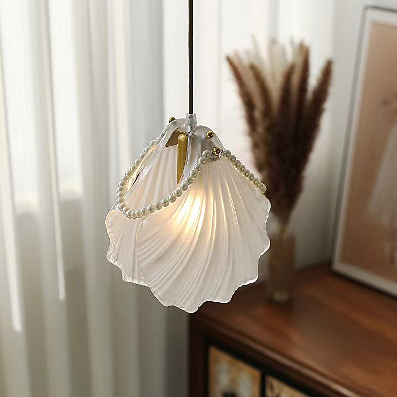 White Glass Pendant Lights Modern Unique Ceiling Light
