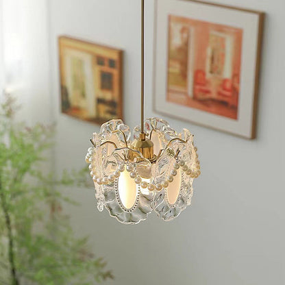 White Glass Pendant Lights Modern Unique Ceiling Light
