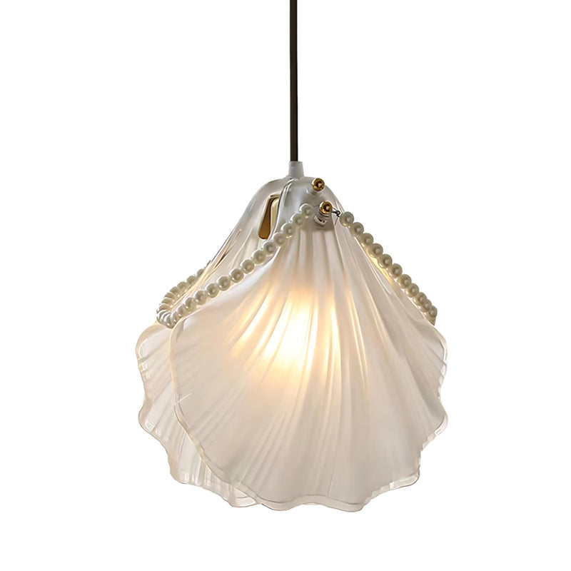 White Glass Pendant Lights Modern Unique Ceiling Light