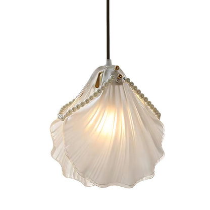 White Glass Pendant Lights Modern Unique Ceiling Light