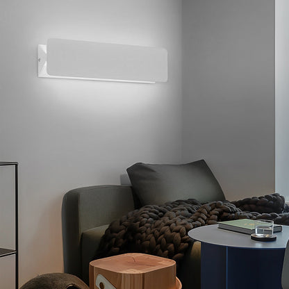 Wall Adjustable Light White Rectangular LED Metal Light