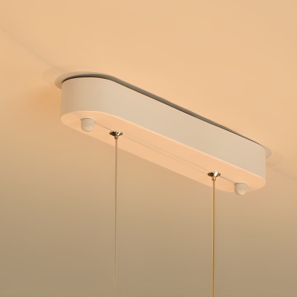 White Wave Pendant Light Modern Long Branch LED Ceiling Light