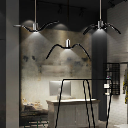 Wing Pendant Light Modern Creative Seagull LED Metal Light