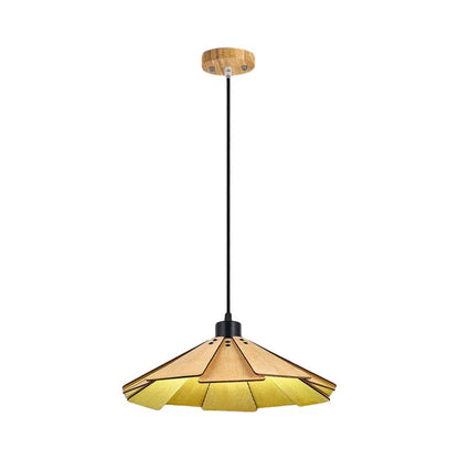 Wood Japanese Wabi-Sabi Retro Nordic Chandelier Dining Room Light Fixture