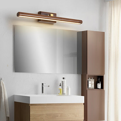 Wood Bathroom Vanity Light Japanese Rotatable LED Light