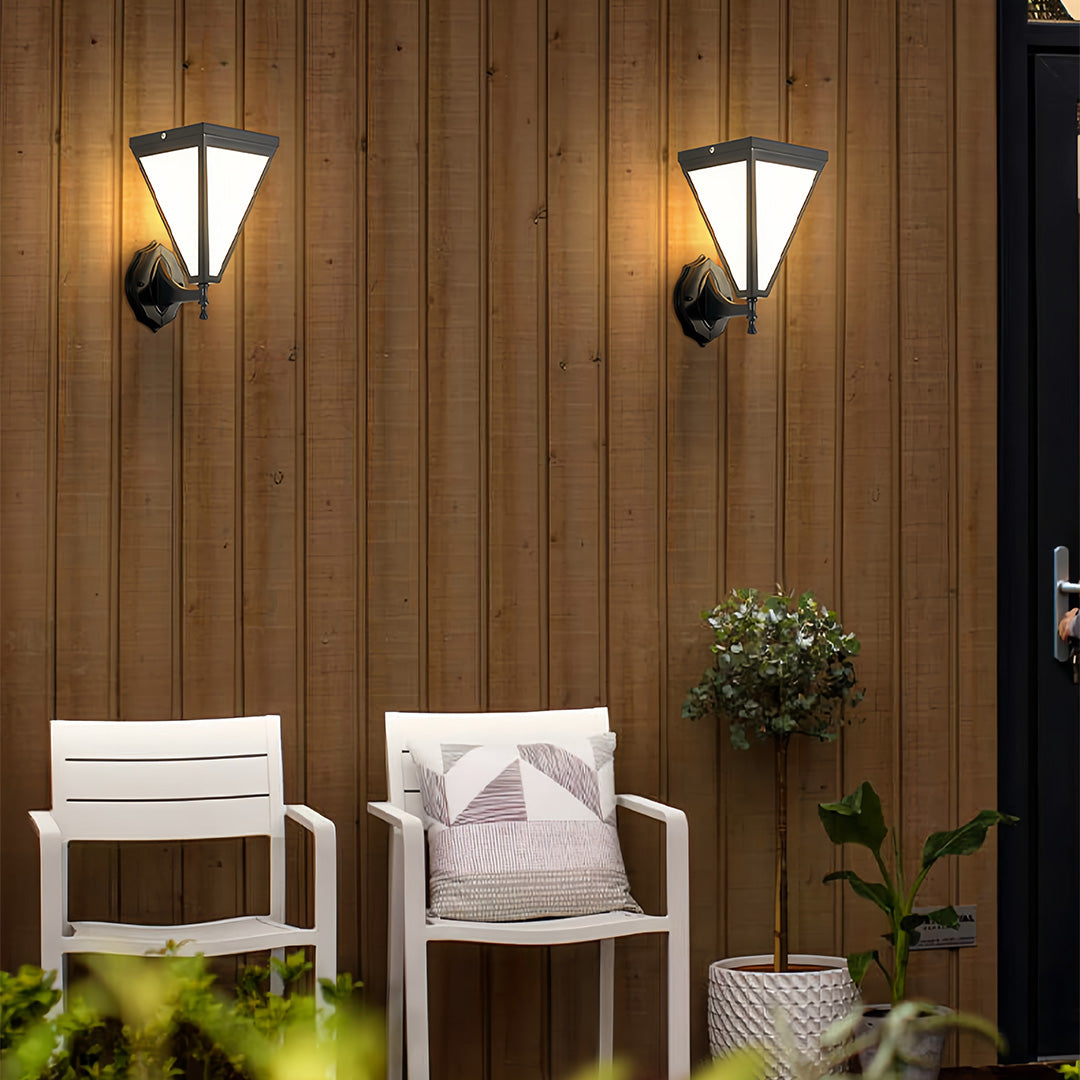 Wall Mount Outdoor Solar Lights Simple Modern Lamp