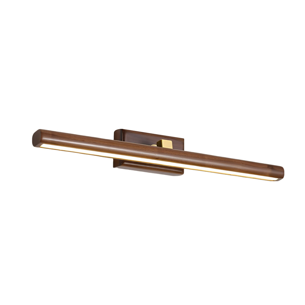 Wood Bathroom Vanity Light Japanese Rotatable LED Light