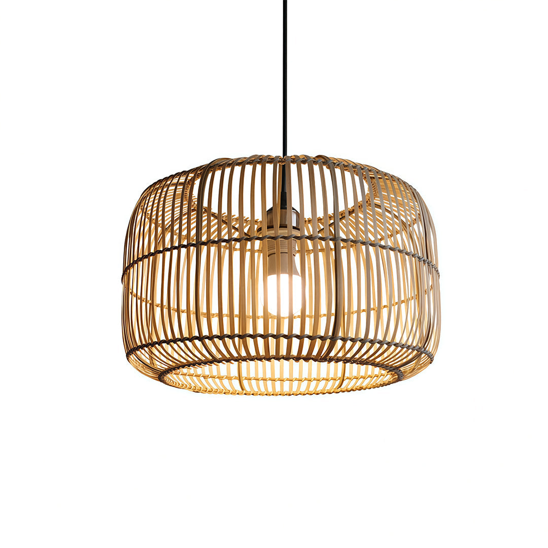 Woven Pendant Lights Japanese Minimalist Ceiling Light
