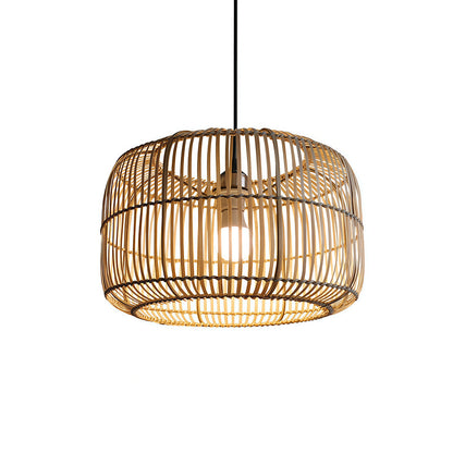 Woven Pendant Lights Japanese Minimalist Ceiling Light