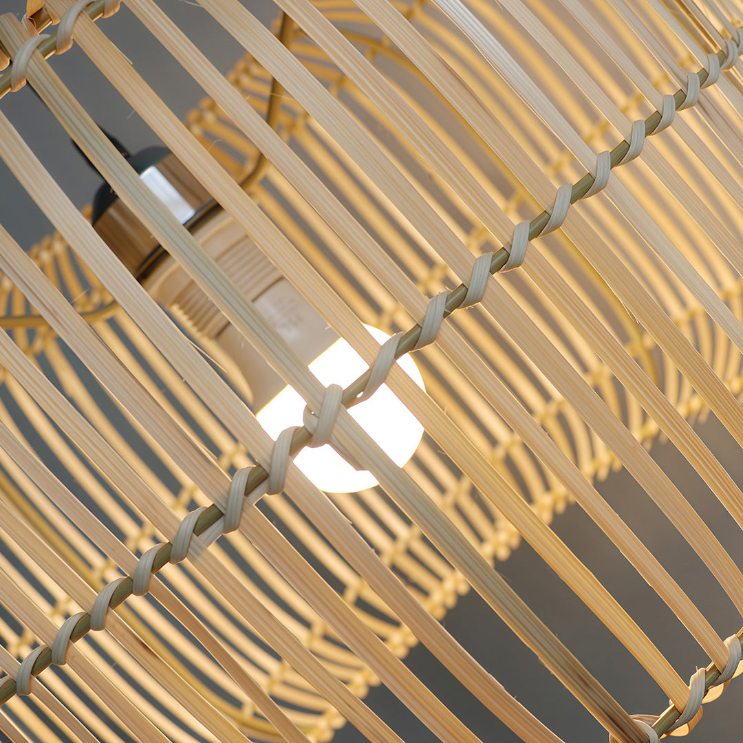Woven Pendant Lights Japanese Minimalist Ceiling Light