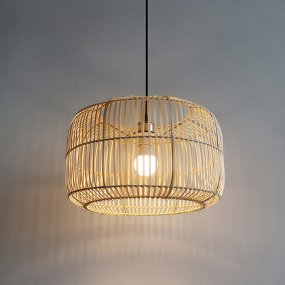 Woven Pendant Lights Japanese Minimalist Ceiling Light